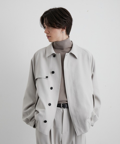 JUNRED(ジュンレッド)の「ウォームツイルヨークビッグブルゾン(ブルゾン・メンズ・ブラック/グリーン/ベージュ系その他・S/M/L)」の8枚目の写真