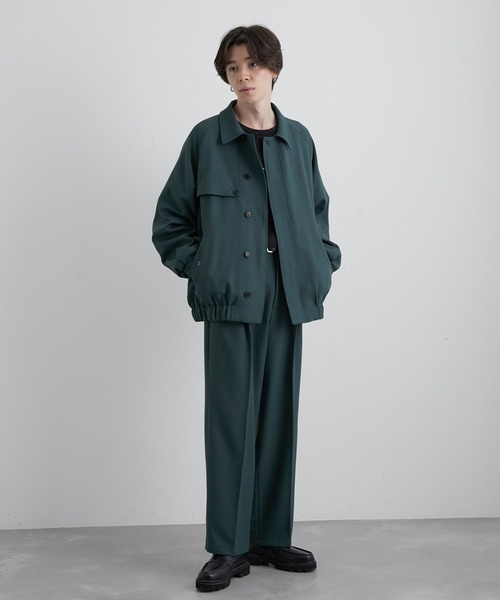 JUNRED(ジュンレッド)の「ウォームツイルヨークビッグブルゾン(ブルゾン・メンズ・ブラック/グリーン/ベージュ系その他・S/M/L)」の6枚目の写真