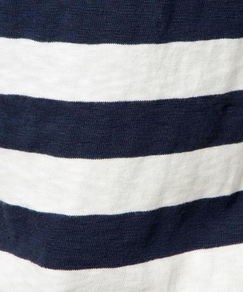 coen（コーエン）の「ボートネックボーダーカットソー（Tシャツ/カットソー・レディース・ライトグレー/ライトブルー/ネイビー/イエロー/ホワイト・LARGE/MEDIUM）」の17枚目の写真