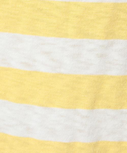 coen（コーエン）の「ボートネックボーダーカットソー（Tシャツ/カットソー・レディース・ライトグレー/ライトブルー/ネイビー/イエロー/ホワイト・LARGE/MEDIUM）」の22枚目の写真