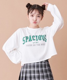 LOVETOXIC | 短丈カレッジ長袖Tシャツ(Tシャツ/カットソー)