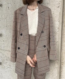 ACYM | Manich check set ジャケット(テーラードジャケット)
