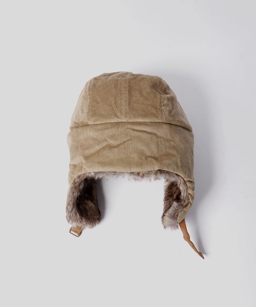 Sense of Grace(センスオブグレース)の「POSH BOMBER NEO パイロット フライト ボンバーキャップ(キャップ・メンズ・チャコールグレー/ブラック/ベージュ/アイボリー・FREE)」の6枚目の写真