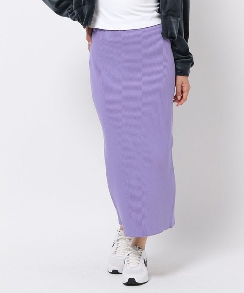 HEREIAM(ヘレイアム)の「【HEREIAM】スポーティーリブスカート(スカート・レディース・ブラック/ライトイエロー/グリーン/パープル/グレー/オレンジ/バーガンディー/ブルー/ホワイト・SMALL/MEDIUM)」の7枚目の写真