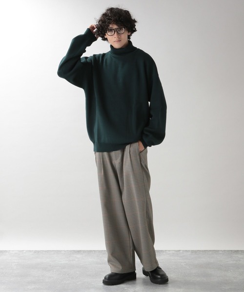 RAGEBLUE(レイジブルー)の「ケミスティック柄ワイドパンツ(スラックス・メンズ・ベージュ/グリーン・MEDIUM/LARGE)」の10枚目の写真