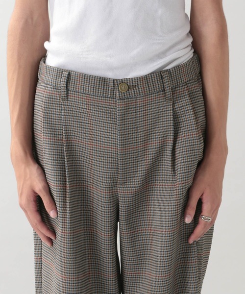 RAGEBLUE(レイジブルー)の「ケミスティック柄ワイドパンツ(スラックス・メンズ・ベージュ/グリーン・MEDIUM/LARGE)」の15枚目の写真