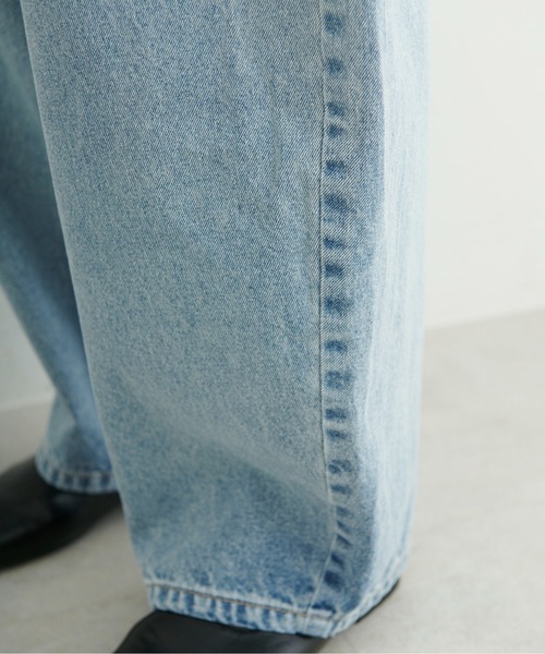 FREE'S MART（フリーズマート）の「◇デニムエッグパンツ（デニムパンツ・レディース・ライトインディゴブルー/ワンウォッシュ・MEDIUM/SMALL）」の9枚目の写真