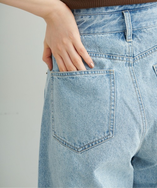 FREE'S MART（フリーズマート）の「◇デニムエッグパンツ（デニムパンツ・レディース・ライトインディゴブルー/ワンウォッシュ・MEDIUM/SMALL）」の10枚目の写真