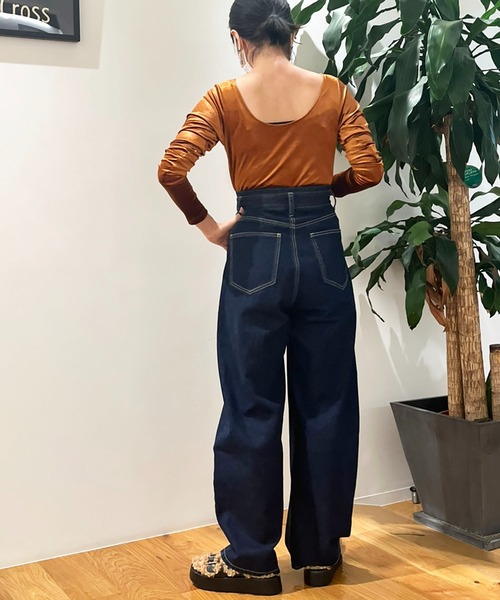 FREE'S MART（フリーズマート）の「◇デニムエッグパンツ（デニムパンツ・レディース・ライトインディゴブルー/ワンウォッシュ・MEDIUM/SMALL）」の16枚目の写真