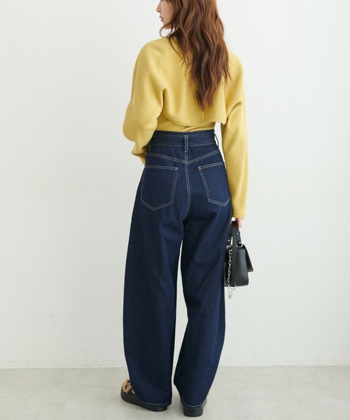 FREE'S MART（フリーズマート）の「◇デニムエッグパンツ（デニムパンツ・レディース・ライトインディゴブルー/ワンウォッシュ・MEDIUM/SMALL）」の19枚目の写真