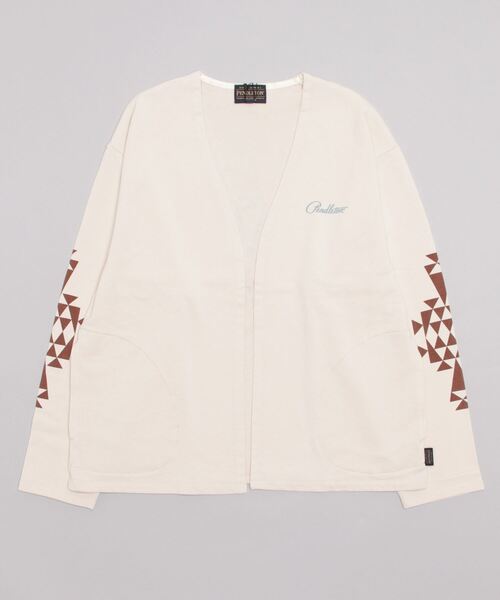 PENDLETON(ペンドルトン)の「PENDLETON/ペンドルトン バックプリントスウェットカーディガン BACK PRINT SWEAT CARDIGAN 2475-9006(カーディガン/ボレロ・レディース・チャコールグレー/ライトベージュ・M/L)」の15枚目の写真
