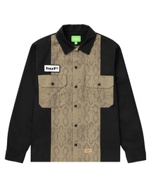 Dickies | DICKIES PYTHON SERVICE LS SHIRT / HUF ディッキーズ コラボ シャツ パイソン柄(シャツ/ブラウス)