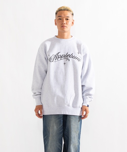 APPLEBUM（アップルバム）の「"Angel Font Logo" Crew Sweat（スウェット・メンズ・ブラック/アッシュグレー・LARGE/XX-LARGE/X-LARGE/MEDIUM/SMALL）」の13枚目の写真