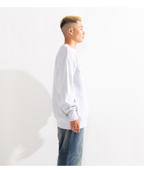 APPLEBUM（アップルバム）の「"Angel Font Logo" Crew Sweat（スウェット・メンズ・ブラック/アッシュグレー・LARGE/XX-LARGE/X-LARGE/MEDIUM/SMALL）」の4枚目の写真