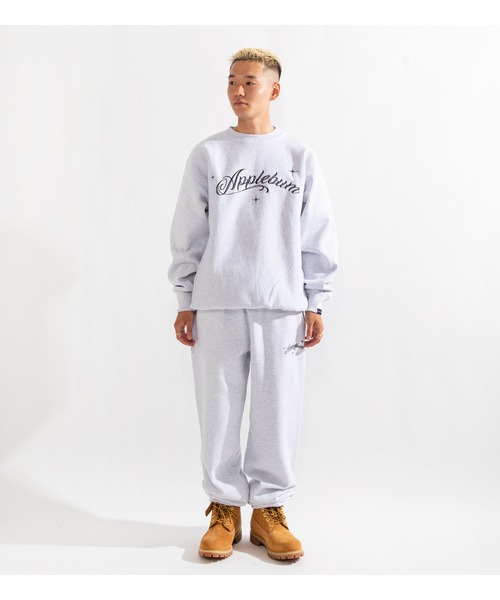 APPLEBUM（アップルバム）の「"Angel Font Logo" Crew Sweat（スウェット・メンズ・ブラック/アッシュグレー・LARGE/XX-LARGE/X-LARGE/MEDIUM/SMALL）」の10枚目の写真