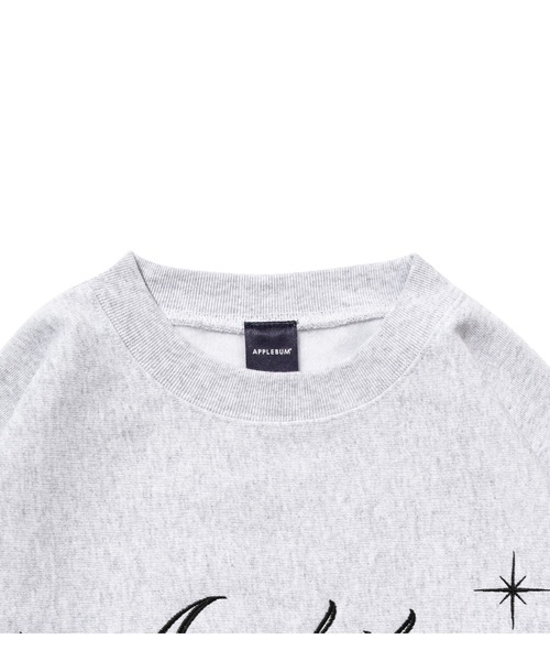 APPLEBUM（アップルバム）の「"Angel Font Logo" Crew Sweat（スウェット・メンズ・ブラック/アッシュグレー・LARGE/XX-LARGE/X-LARGE/MEDIUM/SMALL）」の14枚目の写真