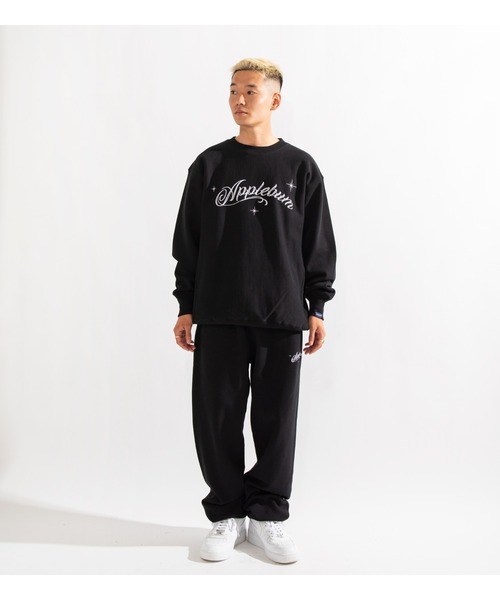 APPLEBUM（アップルバム）の「"Angel Font Logo" Crew Sweat（スウェット・メンズ・ブラック/アッシュグレー・LARGE/XX-LARGE/X-LARGE/MEDIUM/SMALL）」の21枚目の写真