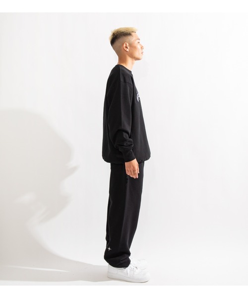 APPLEBUM（アップルバム）の「"Angel Font Logo" Crew Sweat（スウェット・メンズ・ブラック/アッシュグレー・LARGE/XX-LARGE/X-LARGE/MEDIUM/SMALL）」の12枚目の写真