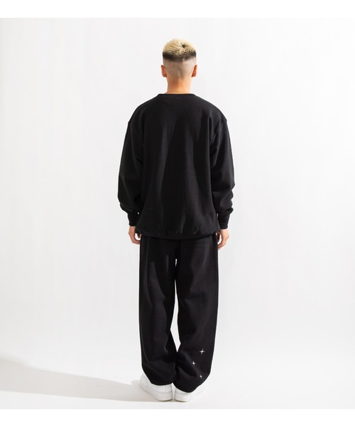 APPLEBUM（アップルバム）の「"Angel Font Logo" Crew Sweat（スウェット・メンズ・ブラック/アッシュグレー・LARGE/XX-LARGE/X-LARGE/MEDIUM/SMALL）」の3枚目の写真