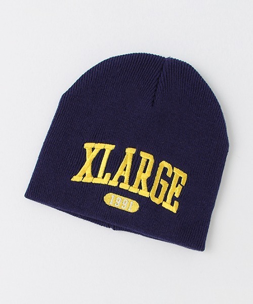 XLARGE KIDS(エクストララージキッズ)の「カレッジロゴニットキャップ(キャップ・キッズ・ブラック/グリーン/ネイビー・FREE)」の14枚目の写真