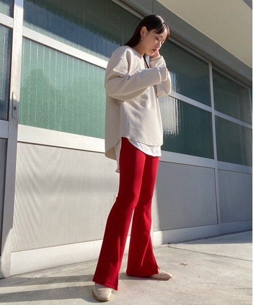 AMAIL(アマイル)の「Chopper pants(その他パンツ・レディース・レッド/ブラック・FREE)」の13枚目の写真