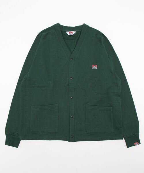 BEN DAVIS(ベンデイビス)の「《BEN DAVIS》LABEL SWAET CARDIGAN(カーディガン/ボレロ・メンズ・ブラック/ベージュ/グリーン/アッシュグレー・MEDIUM/X-LARGE/LARGE)」の12枚目の写真