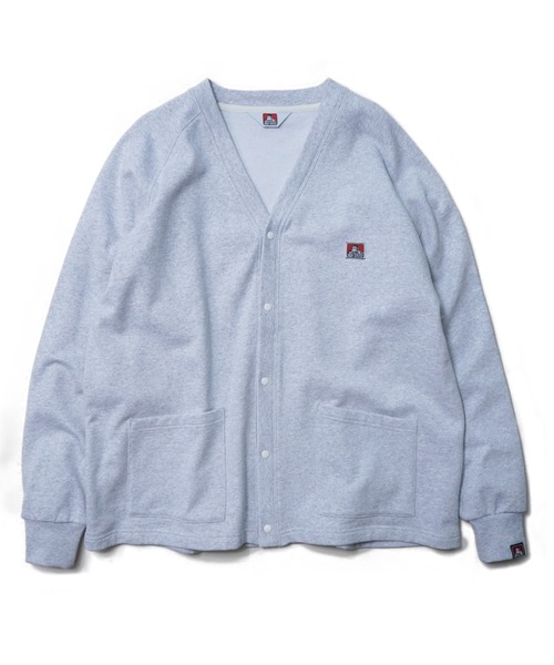 BEN DAVIS(ベンデイビス)の「《BEN DAVIS》LABEL SWAET CARDIGAN(カーディガン/ボレロ・メンズ・ブラック/ベージュ/グリーン/アッシュグレー・MEDIUM/X-LARGE/LARGE)」の6枚目の写真