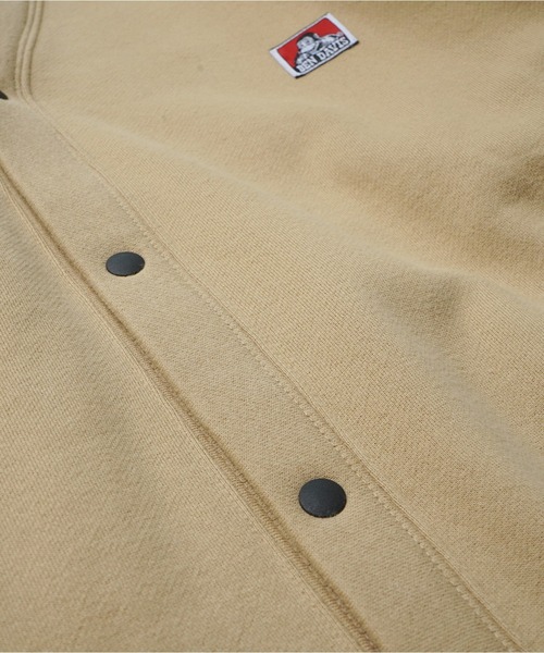 BEN DAVIS(ベンデイビス)の「《BEN DAVIS》LABEL SWAET CARDIGAN(カーディガン/ボレロ・メンズ・ブラック/ベージュ/グリーン/アッシュグレー・MEDIUM/X-LARGE/LARGE)」の7枚目の写真