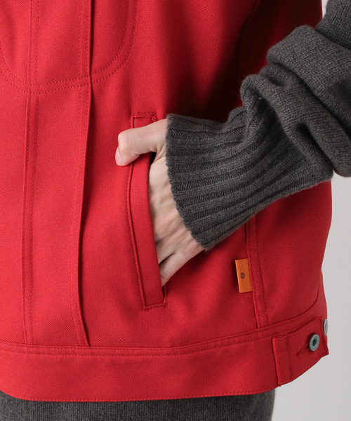 DAIRIKU（ダイリク）の「【DAIRIKU / ダイリク】 RegularPolyester Vest P-2（ブルゾン・メンズ・レッド・SMALL/MEDIUM）」の12枚目の写真