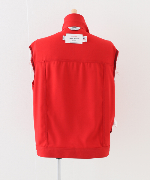 DAIRIKU（ダイリク）の「【DAIRIKU / ダイリク】 RegularPolyester Vest P-2（ブルゾン・メンズ・レッド・SMALL/MEDIUM）」の18枚目の写真