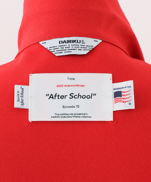 DAIRIKU（ダイリク）の「【DAIRIKU / ダイリク】 RegularPolyester Vest P-2（ブルゾン・メンズ・レッド・SMALL/MEDIUM）」の19枚目の写真