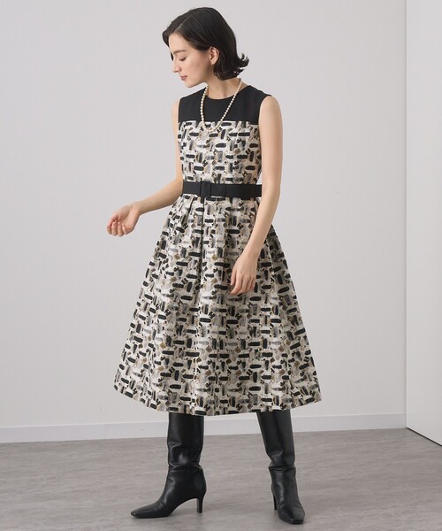 ANAYI（アナイ）の「オードトワレジャガードビスチェ風 ワンピース（ワンピース・レディース・ブラック系その他/パープル系その他・38/36/34）」の12枚目の写真