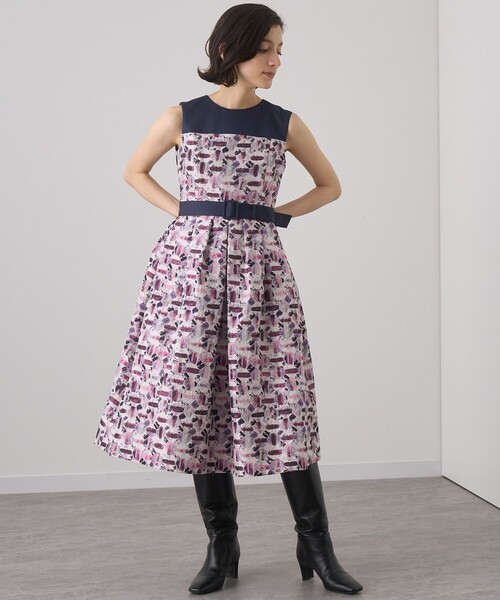 ANAYI（アナイ）の「オードトワレジャガードビスチェ風 ワンピース（ワンピース・レディース・ブラック系その他/パープル系その他・38/36/34）」の22枚目の写真