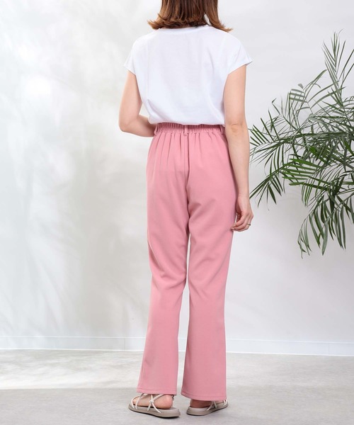 mil(ミル)の「カットジョーゼットセンタースリットパンツ(その他パンツ・レディース・グリーン/ピンク・M)」の13枚目の写真