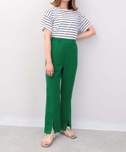 mil(ミル)の「カットジョーゼットセンタースリットパンツ(その他パンツ・レディース・グリーン/ピンク・M)」の17枚目の写真