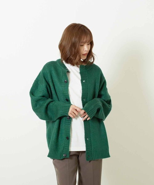 VIBGYOR（ヴィブジョー）の「2WAYクルー/N BIG C/D(BL)（カーディガン/ボレロ・メンズ・マスタード/グリーン/ライトグレー/ブラック・MEDIUM/X-LARGE/LARGE）」の19枚目の写真