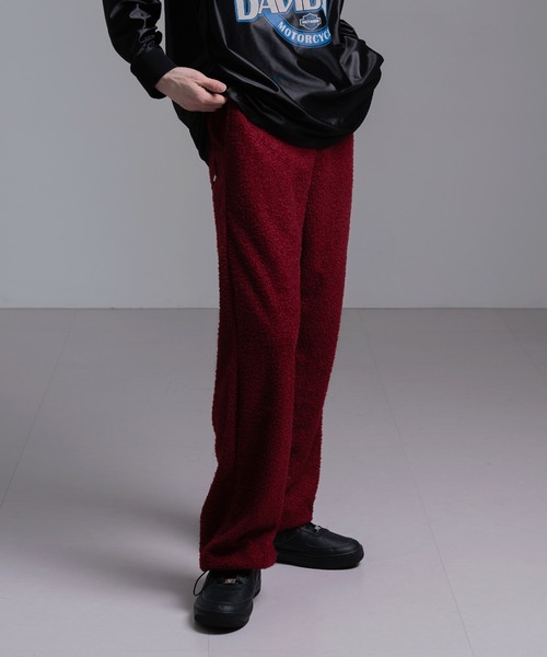 セール】【FLW MADE UNISEX】ふわふわボアトレーニングパンツ