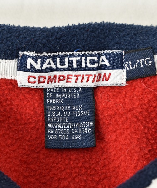NAUTICA(ノーティカ)の「【ヴィンテージ古着】90~00s NAUTICA / ノーティカ COMPETITION ハーフジップ フリースジャケット USA製(その他アウター・メンズ・レッド・X-LARGE)」の6枚目の写真