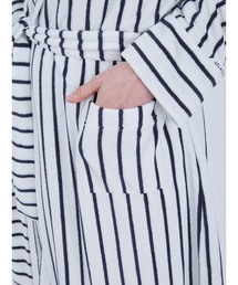 ジェラート ピケ アクアドライ　ストライプ　バスガウン gelato pique（ジェラートピケ）の「【UNISEX】ストライプパイル