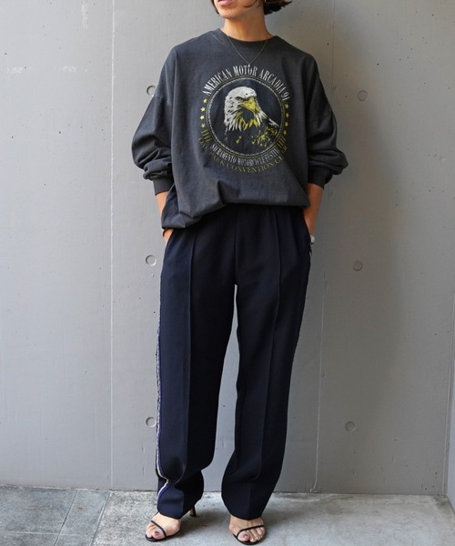 GOOD ROCK SPEED(グッドロックスピード)の「GOOD ROCK SPEED (グッドロックスピード) 別注イーグル ロンT(Tシャツ/カットソー・レディース・ブラック・F)」の2枚目の写真