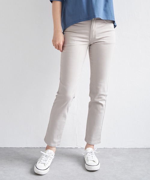 ikka(イッカ)の「GOKU楽ストレッチスキニーパンツ(その他パンツ・レディース・ブラック/ブルー/ダークネイビー/オフホワイト/グリーン/ベージュ・L/M/S)」の3枚目の写真