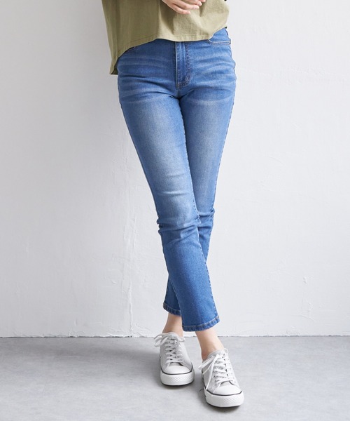 ikka(イッカ)の「GOKU楽ストレッチスキニーパンツ(その他パンツ・レディース・ブラック/ブルー/ダークネイビー/オフホワイト/グリーン/ベージュ・L/M/S)」の5枚目の写真