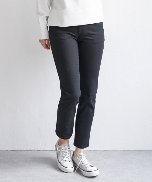 ikka(イッカ)の「GOKU楽ストレッチスキニーパンツ(その他パンツ・レディース・ブラック/ブルー/ダークネイビー/オフホワイト/グリーン/ベージュ・L/M/S)」の2枚目の写真