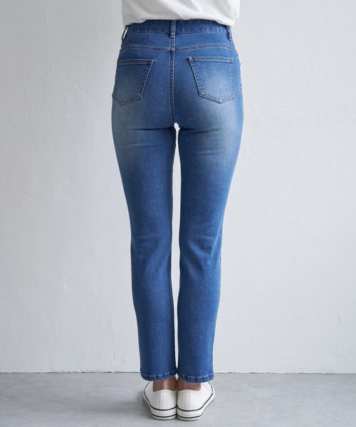 ikka(イッカ)の「GOKU楽ストレッチスキニーパンツ(その他パンツ・レディース・ブラック/ブルー/ダークネイビー/オフホワイト/グリーン/ベージュ・L/M/S)」の20枚目の写真