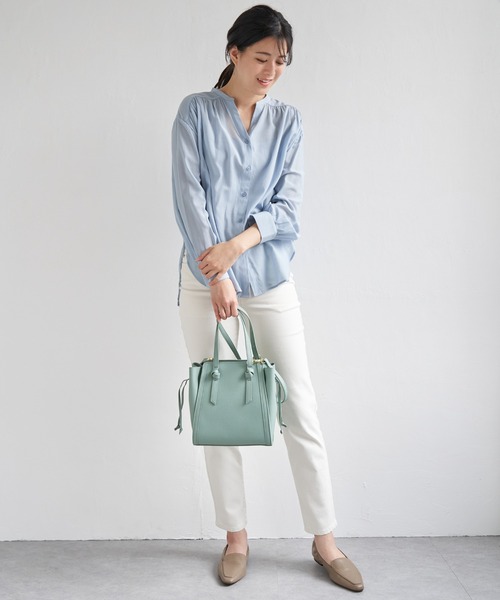 ikka(イッカ)の「GOKU楽ストレッチスキニーパンツ(その他パンツ・レディース・ブラック/ブルー/ダークネイビー/オフホワイト/グリーン/ベージュ・L/M/S)」の9枚目の写真