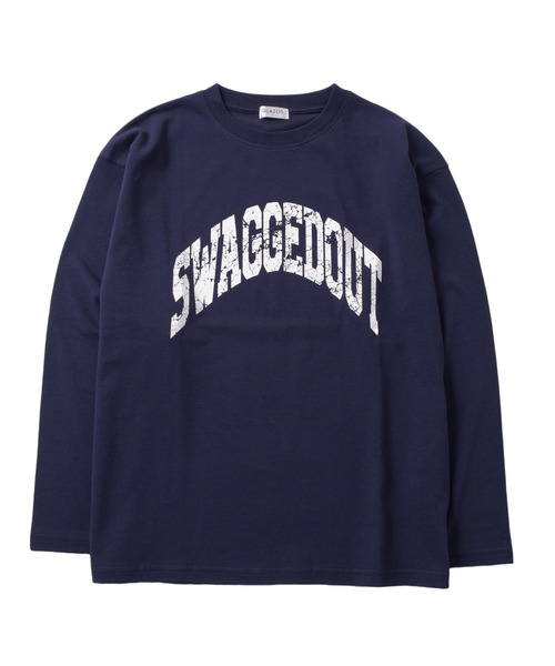 GLAZOS（グラソス）の「【グラコレ】アソートカスレプリント長袖Tシャツ（Tシャツ/カットソー・キッズ・グリーン/グレー/ブルー/ネイビー/ホワイト/チャコールグレー・150cm/170cm/140cm/160cm）」の5枚目の写真