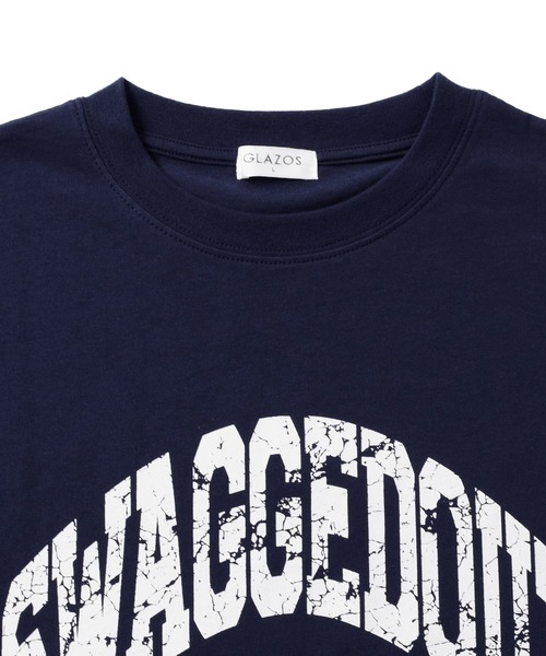 GLAZOS（グラソス）の「【グラコレ】アソートカスレプリント長袖Tシャツ（Tシャツ/カットソー・キッズ・グリーン/グレー/ブルー/ネイビー/ホワイト/チャコールグレー・150cm/170cm/140cm/160cm）」の18枚目の写真