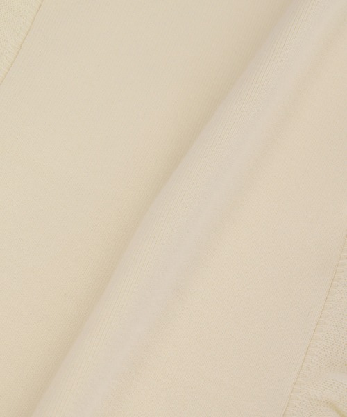 ADAM ET ROPE'(アダムエロペ)の「【サステナブル・WEB限定】フリルニットベスト(ベスト・レディース・ブラック/グレー/オフホワイト・FREE)」の19枚目の写真