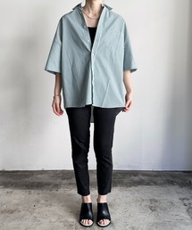 COMMON WARE（コモンウェアー）の「COMMONWARE:コットン ブロード ビッグサイズレギュラーカラーシャツS/S（シャツ/ブラウス）」