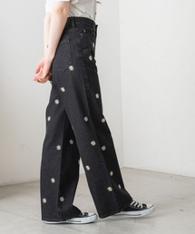 WEGO | WEGO/パターン刺繍デニムパンツ(デニムパンツ)